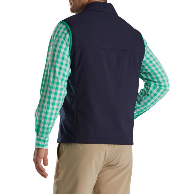 Gilet Footjoy Insulated Full-Zip Uomo Blu Marino Verdi | EAUDNGO-75