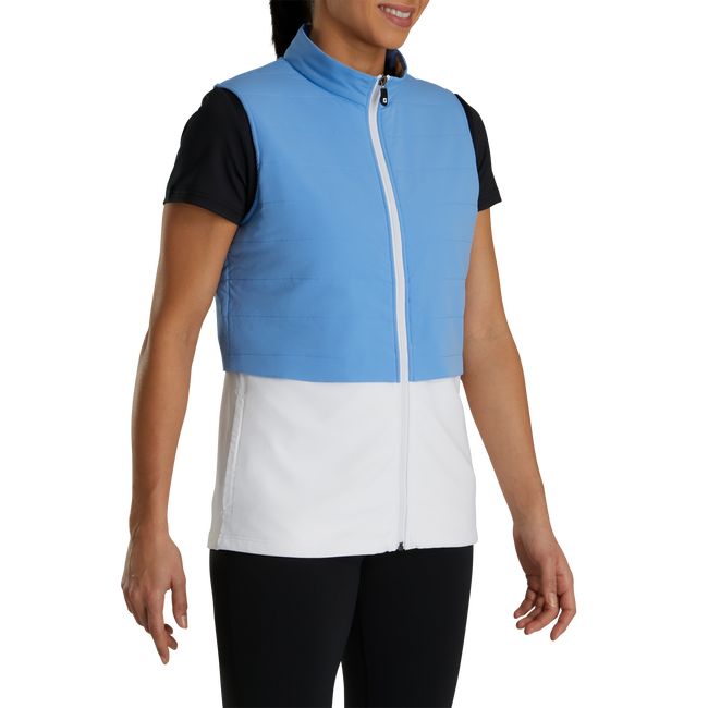 Gilet Footjoy Layered Insulated Donna Blu Chiaro Bianche | WTZJPNV-52