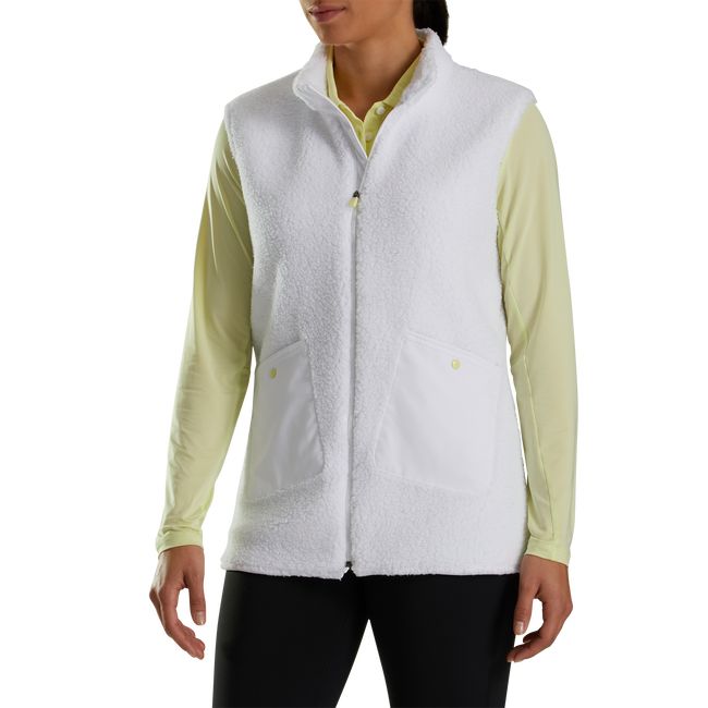 Gilet Footjoy Sherpa Donna Bianche | PLUBZQW-23