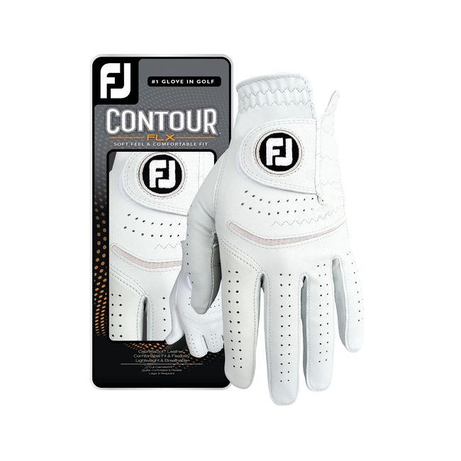 Guanti Da Golf Footjoy Contour Flx Donna Bianche | JVFQCHM-27