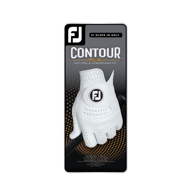 Guanti Da Golf Footjoy Contour Flx Uomo Bianche | SXZNVMW-20