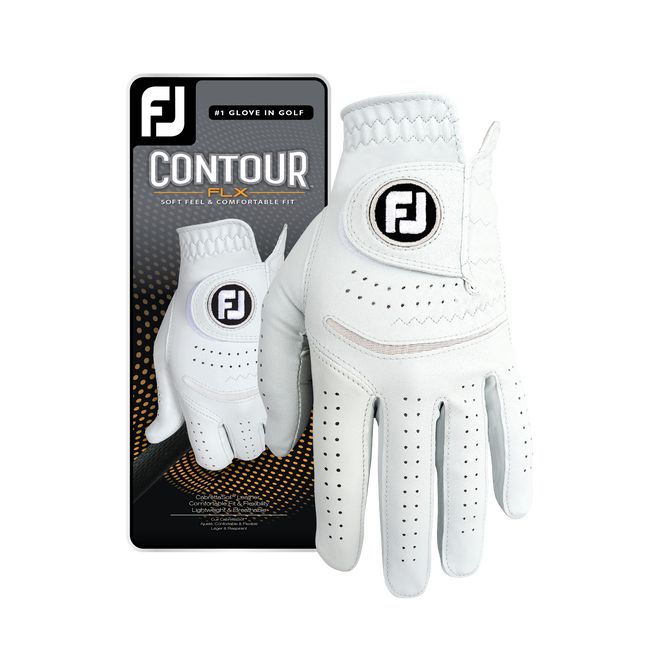 Guanti Da Golf Footjoy Contour Flx Uomo Bianche | SXZNVMW-20