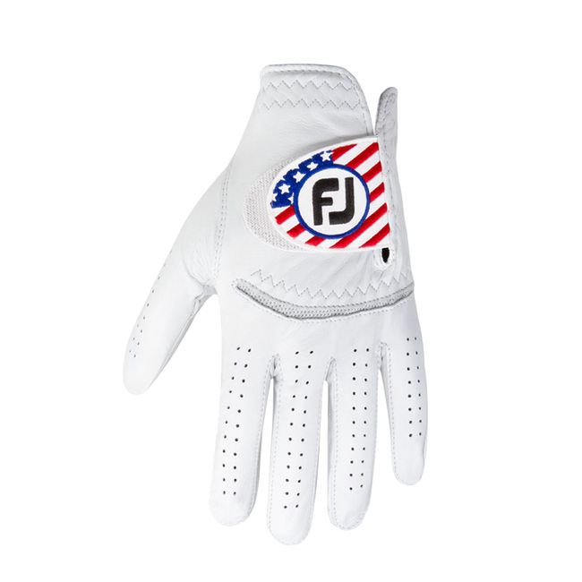 Guanti Da Golf Footjoy Stasof Flag Uomo Bianche | APSTNMO-31