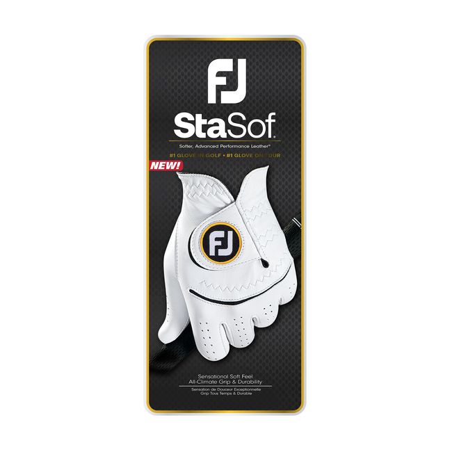 Guanti Da Golf Footjoy Stasof Uomo Bianche Nere | SFQWBYP-80