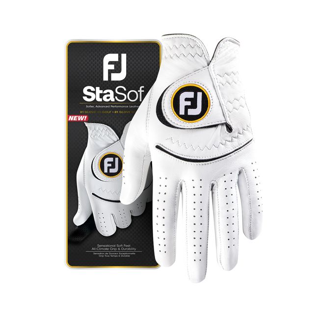 Guanti Da Golf Footjoy Stasof Uomo Bianche Nere | SFQWBYP-80