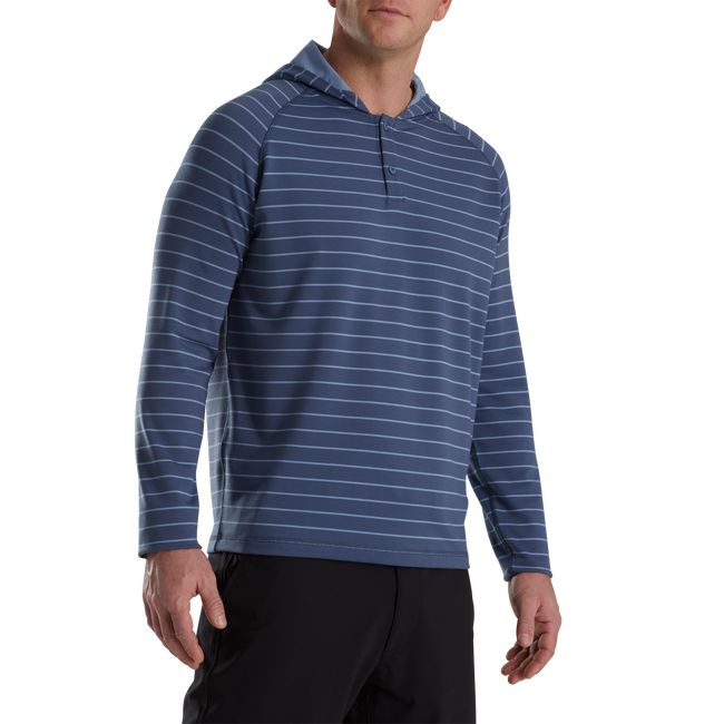 Hoodie Footjoy A Strisce Uomo Blu Marino | ELQOATF-57