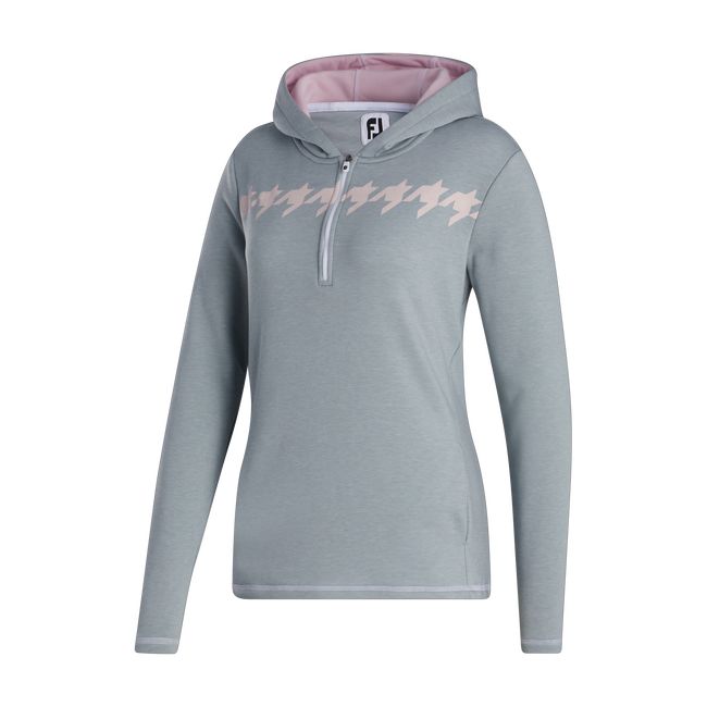 Hoodie Footjoy Half-Zip Donna Grigie | PHJXDBM-57