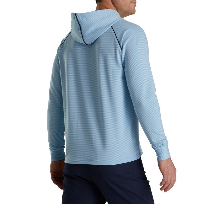 Hoodie Footjoy Pinstriped Uomo Blu | YXFHVKS-94