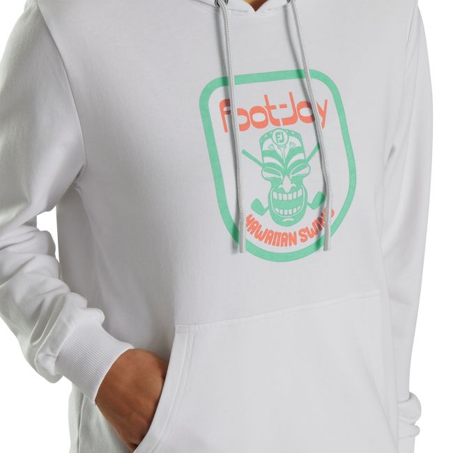 Hoodie Footjoy Tiki Grafica Donna Bianche | XFEAYKW-85