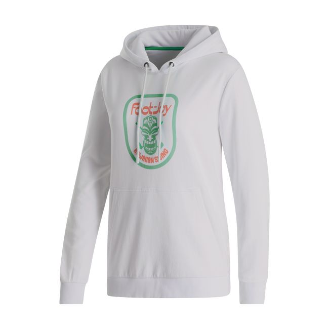 Hoodie Footjoy Tiki Grafica Donna Bianche | XFEAYKW-85