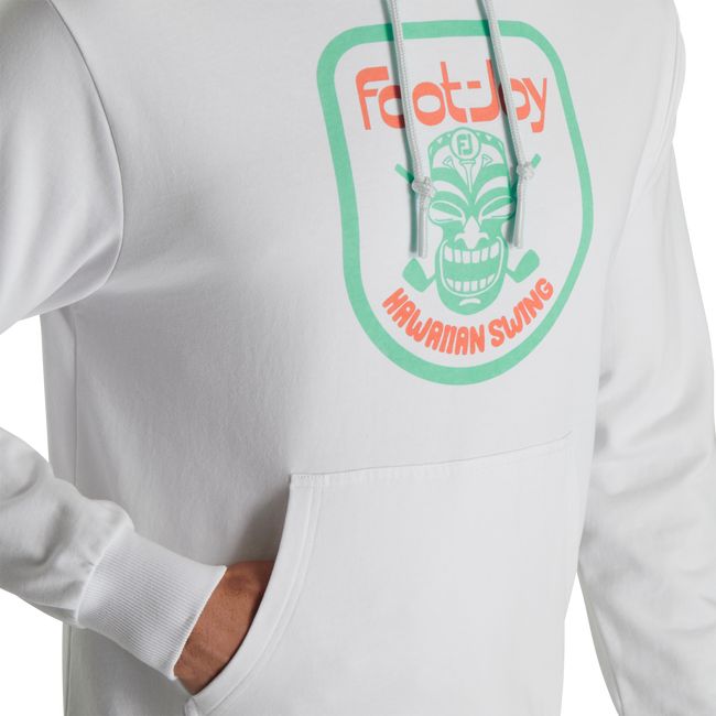 Hoodie Footjoy Tiki Grafica Uomo Bianche | HPYAEIB-63