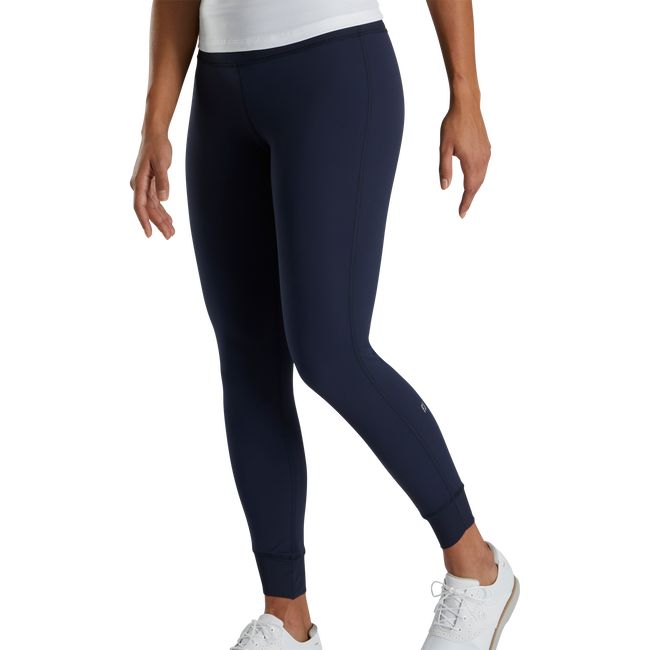 Leggings Footjoy Ankle Length Rib Block Donna Blu Marino | EMZRCWV-82