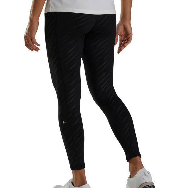 Leggings Footjoy Embossed Donna Nere | NSOMITC-15