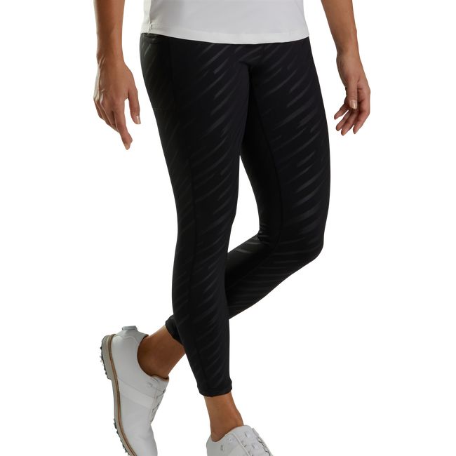 Leggings Footjoy Embossed Donna Nere | NSOMITC-15