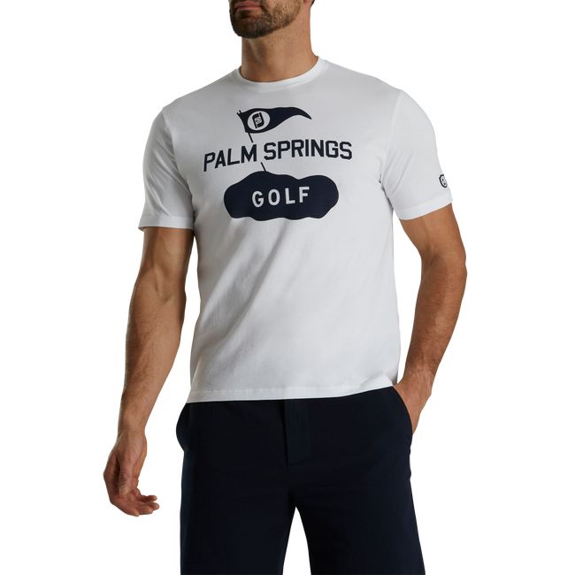 Magliette Footjoy Grafica Jersey Uomo Bianche | AQJNHTV-45