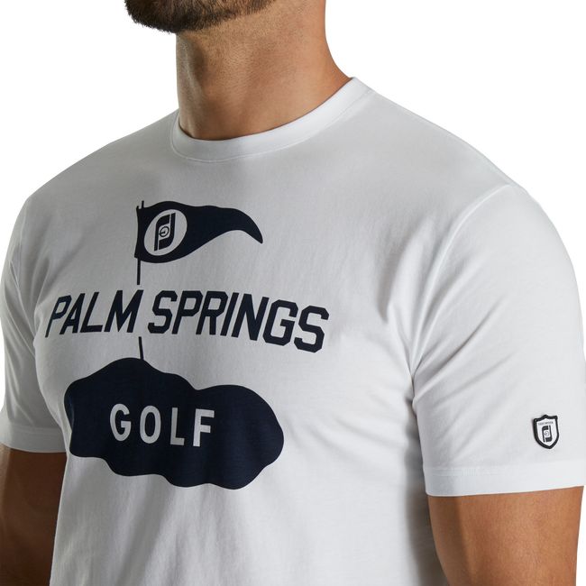 Magliette Footjoy Grafica Jersey Uomo Bianche | AQJNHTV-45