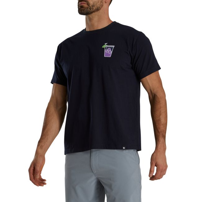 Magliette Footjoy Transfusion Grafica Uomo Nere | LTZJHON-57