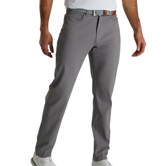 Pantaloni Footjoy Cotone Twill 5-Pocket Uomo Grigie | INXJTRO-25