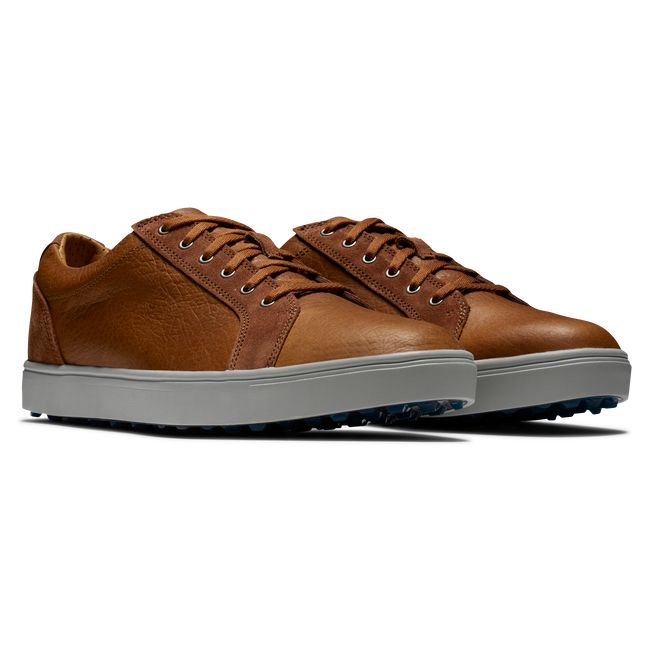 Scarpe Golf Chiodate Footjoy Club Casuals Uomo Marroni | ASFMJVQ-97