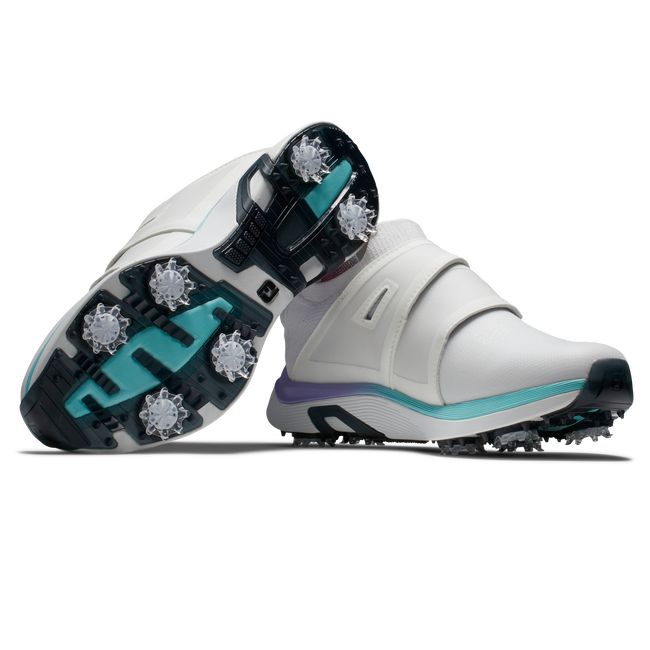 Scarpe Golf Chiodate Footjoy Hyperflex Boa Donna Bianche | NWZEKUL-50