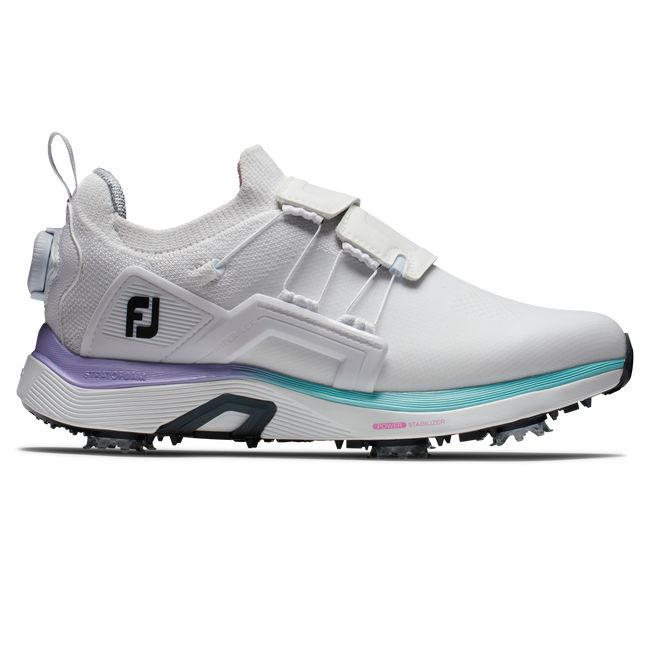 Scarpe Golf Chiodate Footjoy Hyperflex Boa Donna Bianche | NWZEKUL-50