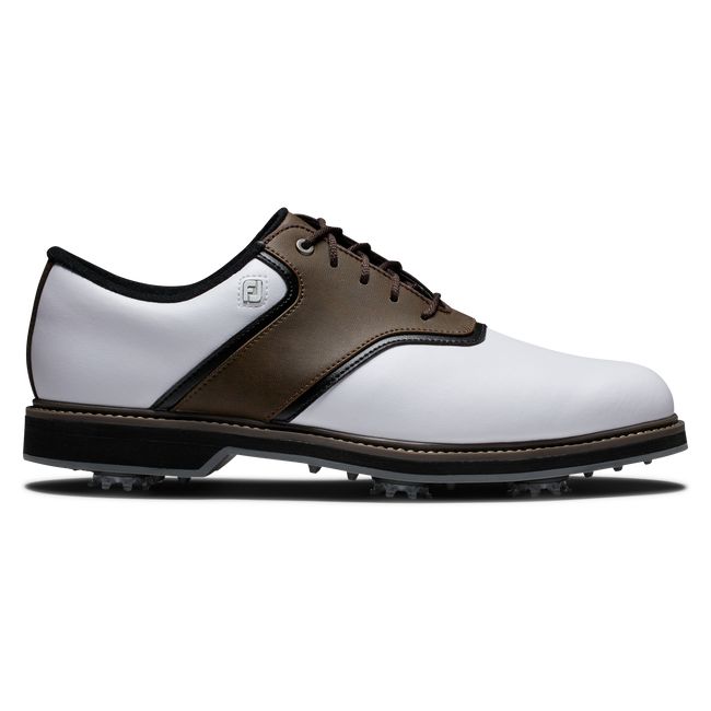 Scarpe Golf Chiodate Footjoy Originali Uomo Bianche Marroni | QXPYTZL-01