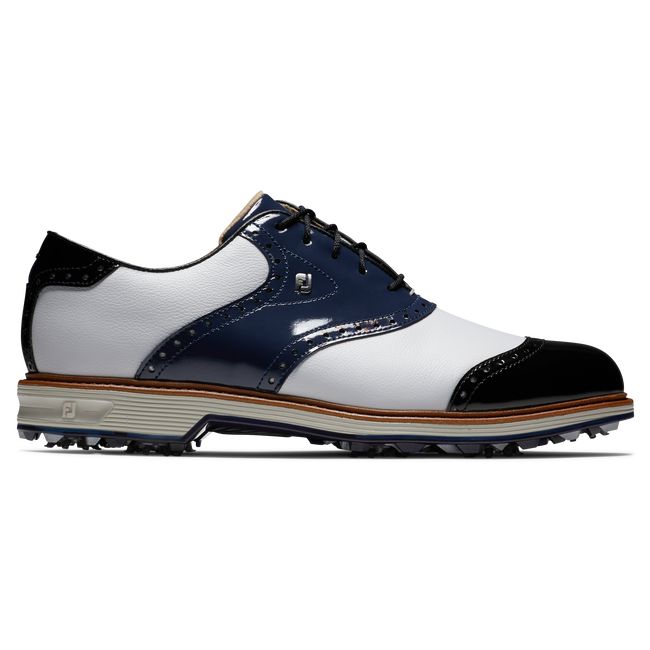 Scarpe Golf Chiodate Footjoy Premiere Series – Wilcox Uomo Bianche Blu Marino Nere | QYHDKSA-67