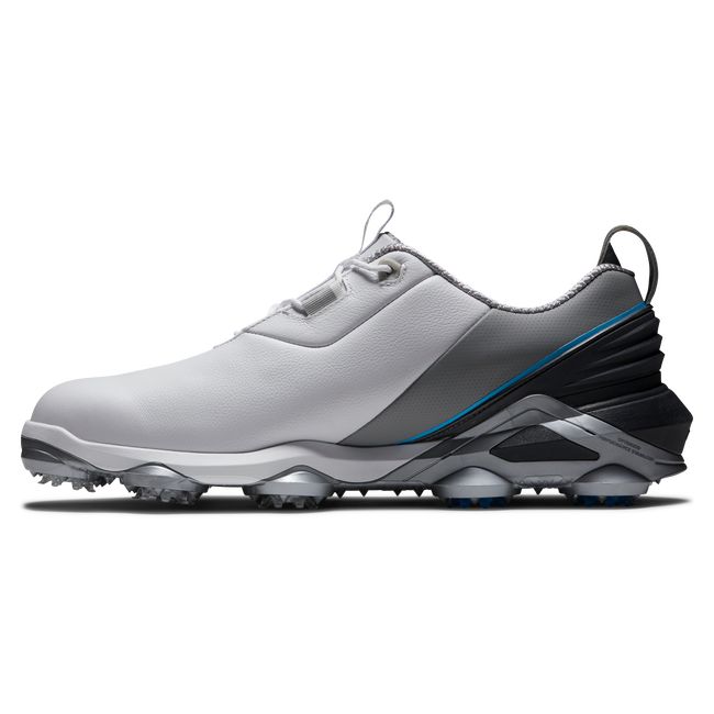 Scarpe Golf Chiodate Footjoy Tour Alpha Uomo Bianche Grigie | NPRMHSC-04