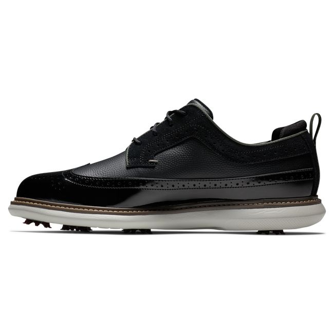 Scarpe Golf Chiodate Footjoy Traditions - Shield Tip By Todd Snyder Uomo Nere | XGWYQTP-43