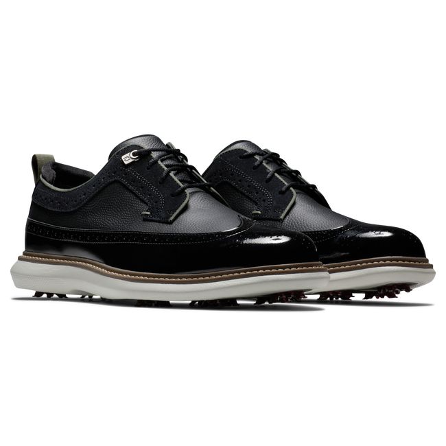 Scarpe Golf Chiodate Footjoy Traditions - Shield Tip By Todd Snyder Uomo Nere | XGWYQTP-43