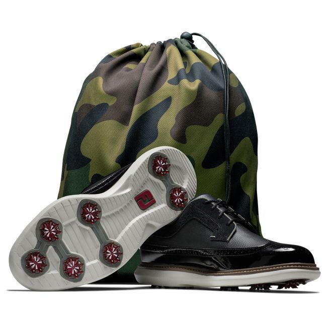 Scarpe Golf Chiodate Footjoy Traditions - Shield Tip By Todd Snyder Uomo Nere | XGWYQTP-43