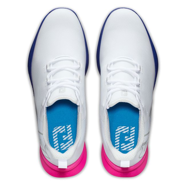 Scarpe Golf Senza Chiodate Footjoy Fj Fuel Sportive Uomo Bianche Rosa | JKBIQHV-21