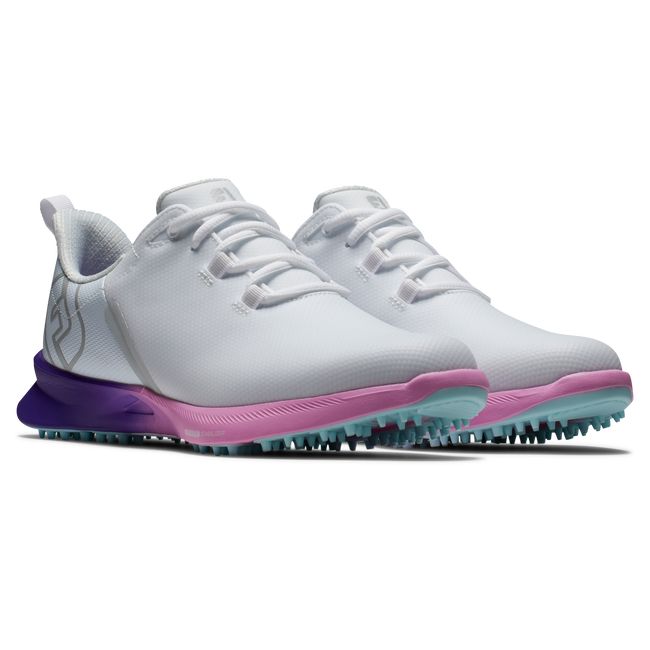 Scarpe Golf Senza Chiodate Footjoy Fj Fuel Sportive Donna Bianche Viola | QRSBXAV-95