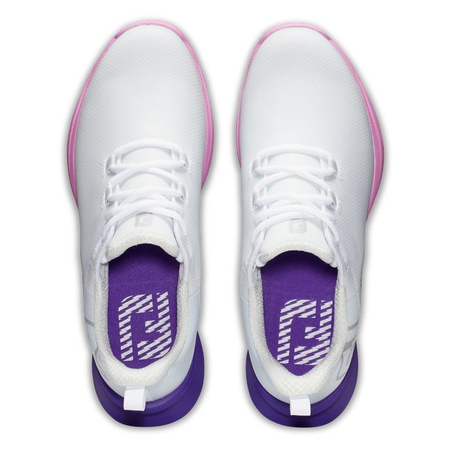 Scarpe Golf Senza Chiodate Footjoy Fj Fuel Sportive Donna Bianche Viola | QRSBXAV-95