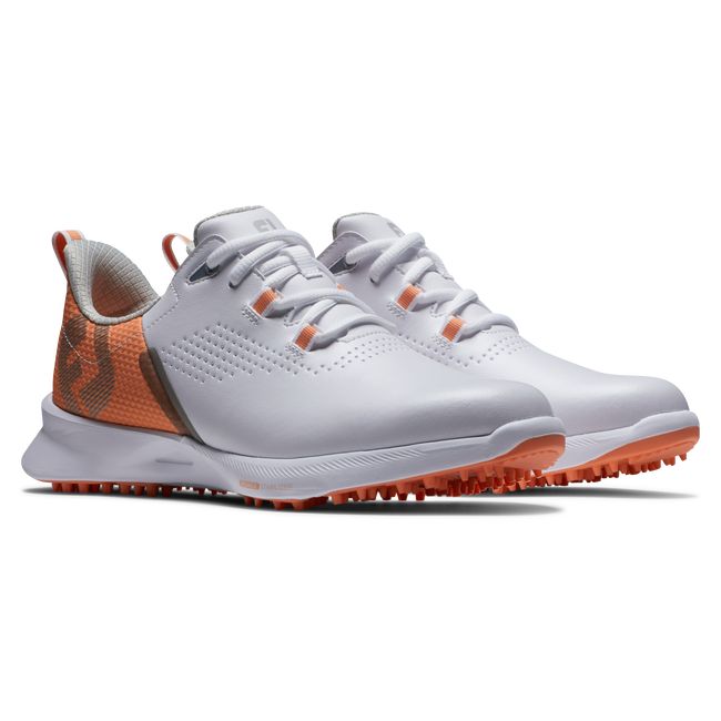 Scarpe Golf Senza Chiodate Footjoy Fj Fuel Donna Bianche Arancioni | ZKNPHBY-45