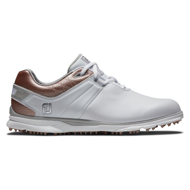 Scarpe Golf Senza Chiodate Footjoy Pro|Sl Donna Bianche Rosa Oro | BJFVNSY-27