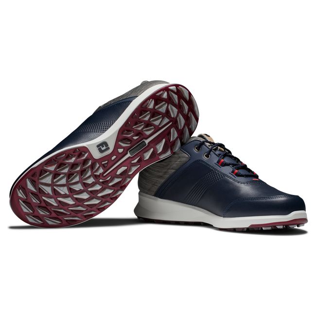 Scarpe Golf Senza Chiodate Footjoy Stratos Uomo Blu Marino Grigie | JEQGFOV-29