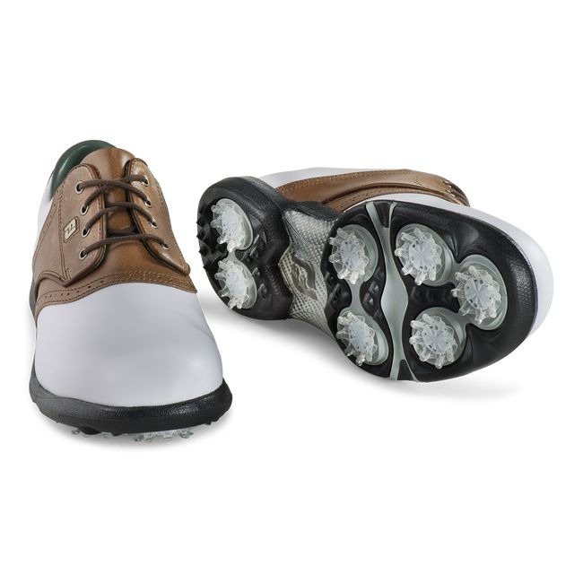 Scarpe da Golf Footjoy Dryjoys Donna Bianche Marroni | RWMGZUJ-30