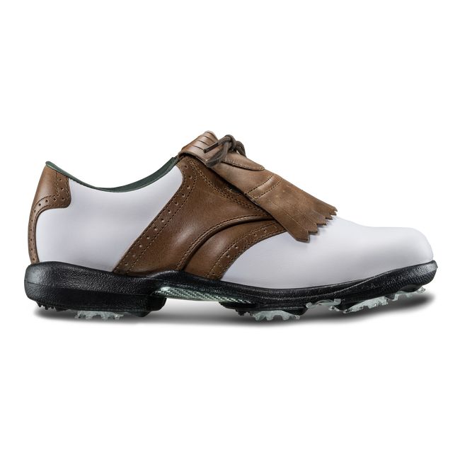 Scarpe da Golf Footjoy Dryjoys Donna Bianche Marroni | RWMGZUJ-30