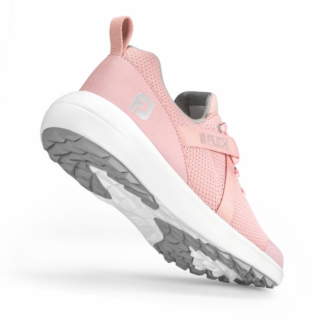 Scarpe da Golf Footjoy Fj Flex Donna Rosa | OQIMLVK-12