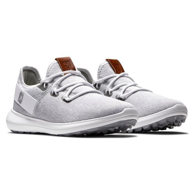 Scarpe da Golf Footjoy Flex Coastal Mesh Donna Bianche Grigie | MPROJDY-23