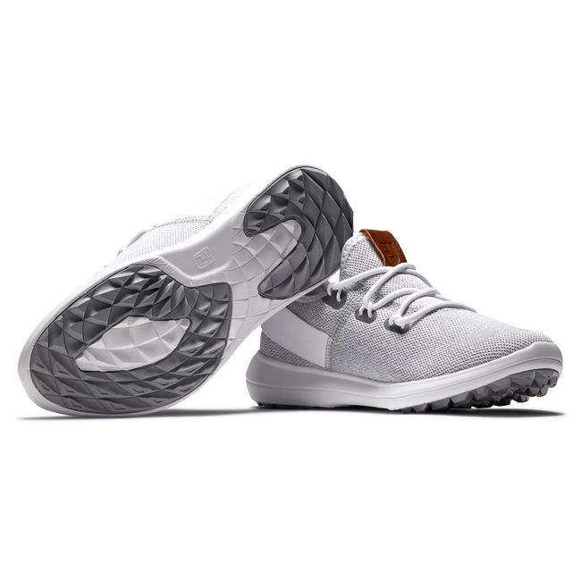 Scarpe da Golf Footjoy Flex Coastal Mesh Donna Bianche Grigie | MPROJDY-23