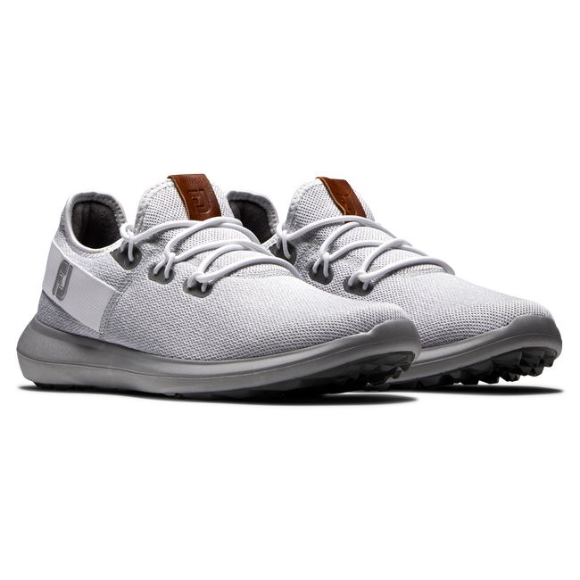 Scarpe da Golf Footjoy Flex Coastal Uomo Bianche Grigie | WPNGCFV-68