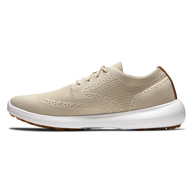 Scarpe da Golf Footjoy Flex Le2 Donna Beige | BSAXEYD-37