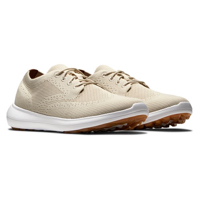 Scarpe da Golf Footjoy Flex Le2 Donna Beige | BSAXEYD-37