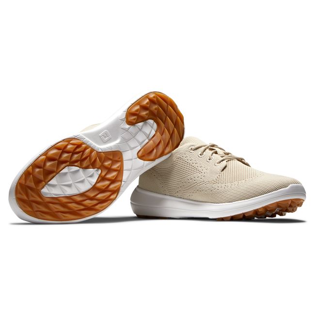 Scarpe da Golf Footjoy Flex Le2 Donna Beige | BSAXEYD-37