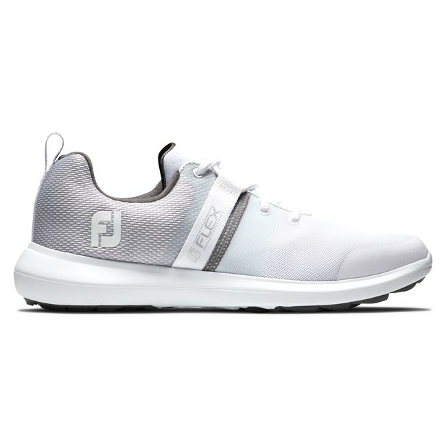 Scarpe da Golf Footjoy Flex Uomo Bianche Grigie | AOWBDMS-64