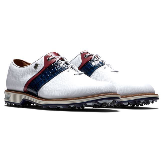 Scarpe da Golf Footjoy Premiere Series Uomo Bianche Blu Marino | KHGFXLQ-98