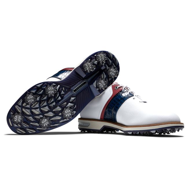 Scarpe da Golf Footjoy Premiere Series Uomo Bianche Blu Marino | KHGFXLQ-98