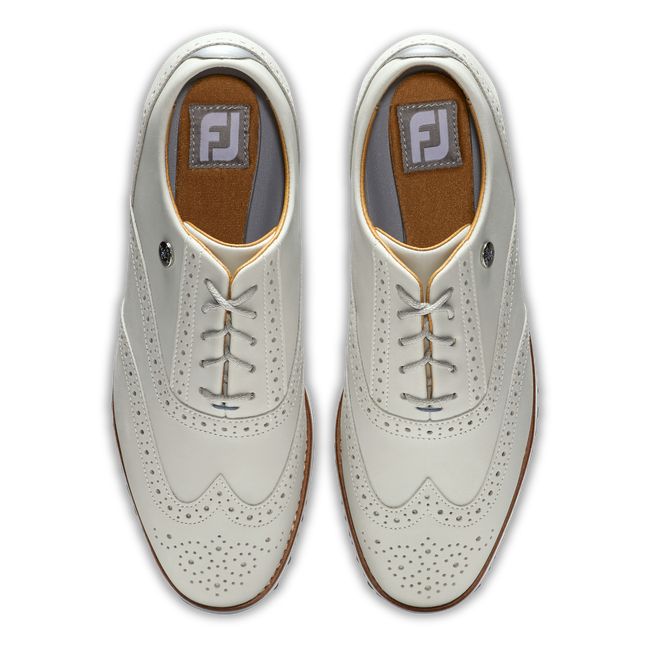 Scarpe da Golf Footjoy Sportive Retro Donna Bianche | HTIQXCG-03